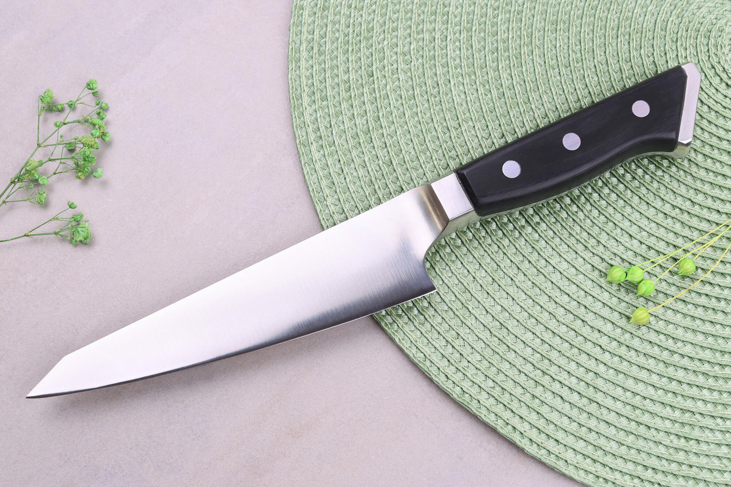 Couteau honesuki alvéolé japonais Glestain K Series 15cm