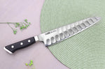 Couteau de chef alvéolé japonais Glestain K series 21cm