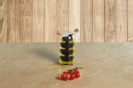 Bouteille à huile et vinaigre 2 en 1 KitchenCraft World of Flavours en verre 300ml et 100ml