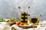 Bouteille à huile et vinaigre 2 en 1 KitchenCraft World of Flavours en verre 300ml et 100ml