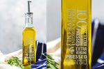 Bouteille à huile / vinaigre KitchenCraft World of Flavours en verre décoré 270ml