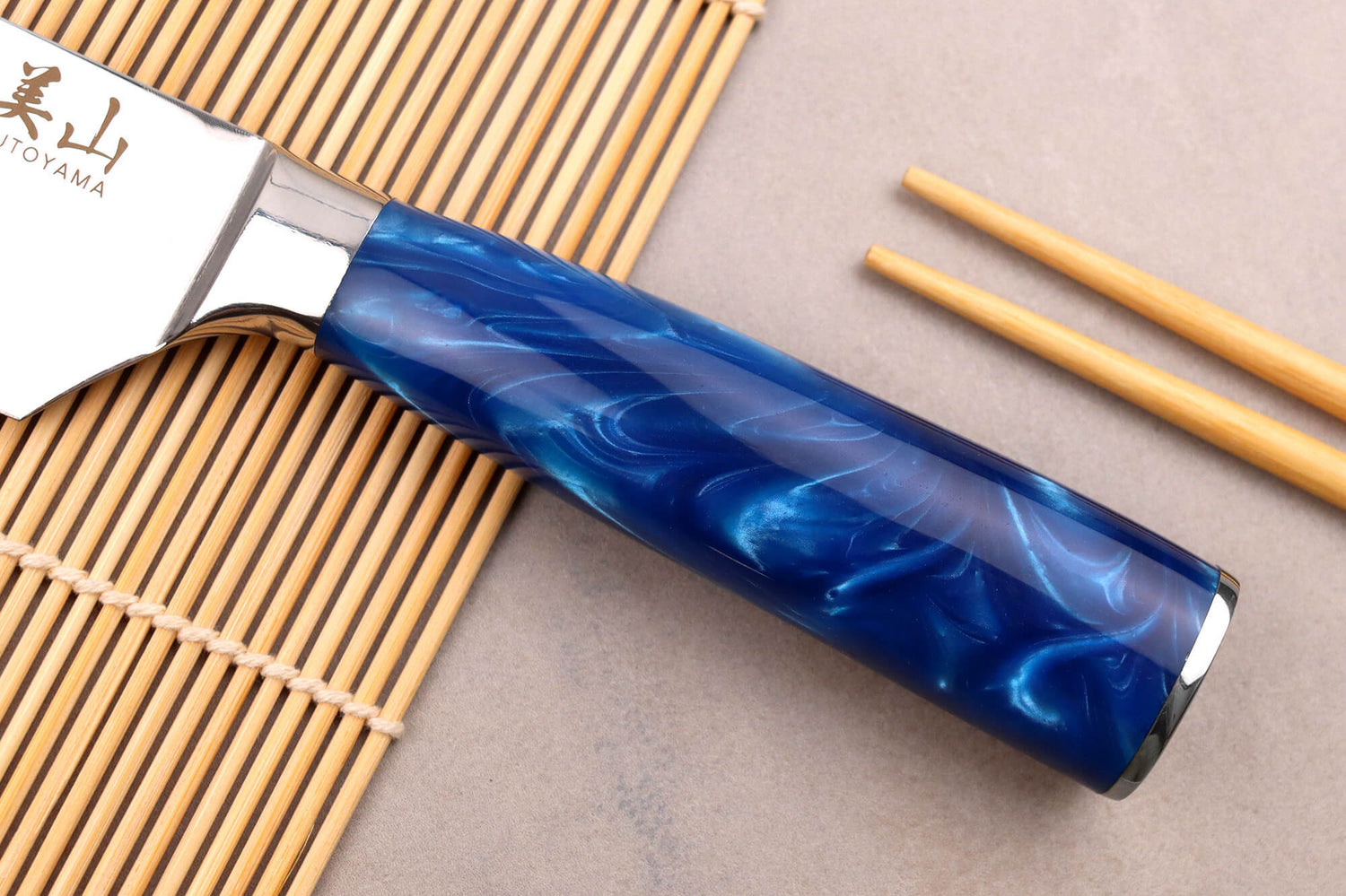 Couteau de chef 20cm Kutoyama Blue Wave