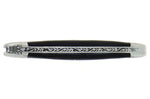 Couteau pliant Forge de Laguiole manche en corne foncée 12cm