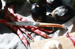 Couteau pliant Forge de Laguiole manche en bois de genévrier 12cm