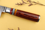 Couteau de chef 20cm Kutoyama damas pakka rainbow