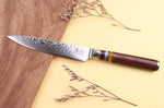 Set de 2 couteaux Kutoyama Damas pakka rainbow chef + universel
