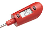 Cuillère-thermomètre KitchenCraft Home Made en silicone rouge