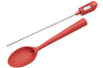 Cuillère-thermomètre KitchenCraft Home Made en silicone rouge