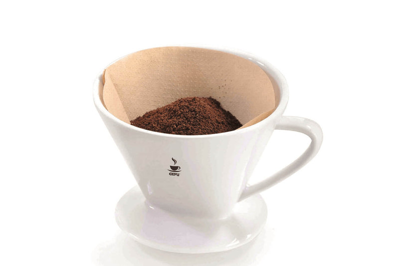 Filtre à café Gefu SANDRO en porcelaine blanche taille 101