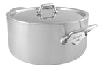 Cocotte Mauviel M'Urban4 en fonte d'inox avec couvercle inox compatible induction - 24cm