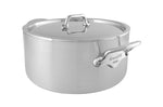 Cocotte Mauviel M'Urban4 en fonte d'inox avec couvercle inox compatible induction - 16cm