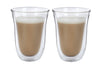 Set de 2 verres à latte La Cafetière Jack en verre borosilicate double paroi 270ml
