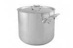 Marmite Mauviel M'Urban4 en fonte d'inox compatible induction 24cm avec couvercle en inox