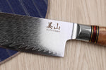 Couteau santoku 17cm Kutoyama damas nid d'abeille