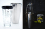 Shaker Boston à cocktail BarCraft en acier inox et verre gradué 400ml
