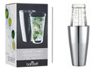 Shaker Boston à cocktail BarCraft en acier inox et verre gradué 400ml