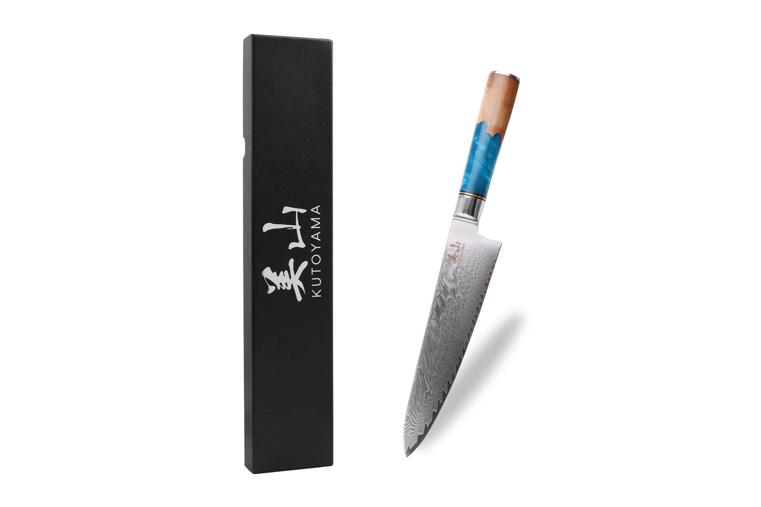 Couteau de chef 20cm Kutoyama damas Azur