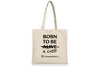 Totebag officiel "Born to be a chef" - 100% coton