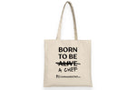 Totebag officiel "Born to be a chef" - 100% coton