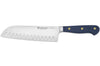 Couteau santoku Wüsthof Classic Colour Wild Blueberry forgé lame alvéolée 17cm