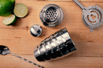 Shaker à cocktail BarCraft en acier inox 500ml + livret de recettes