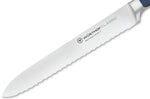 Couteau à saucisson Wusthof Classic Colour Wild Blueberry forgé lame crantée 14cm