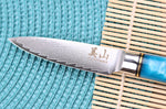 Couteau d'office 8cm Kutoyama damas Azur