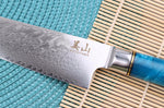 Set de 3 couteaux Kutoyama damas Azur chef + universel + office