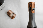 Bouchon à champagne Barcraft en acier inoxydable finition cuivrée