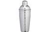 Shaker Cobbler à cocktail Barcraft en acier inoxydable martelé 700ml