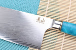 Couteau de chef chinois 20cm Kutoyama damas Azur