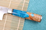 Couteau nakiri 17cm Kutoyama damas Azur