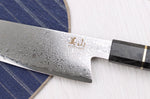 Couteau kiritsuke 20cm Kutoyama damas manche fibre de carbone