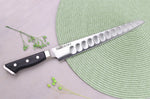 Couteau sujihiki alvéolé japonais Glestain K Series 24cm