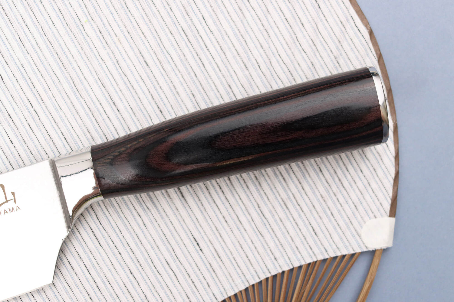Set de 5 couteaux Kutoyama Black Pakka 1 office + 2 santoku + 1 nakiri + 1 chef