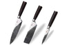 Set de 3 couteaux Kutoyama Pakka office + nakiri + chef
