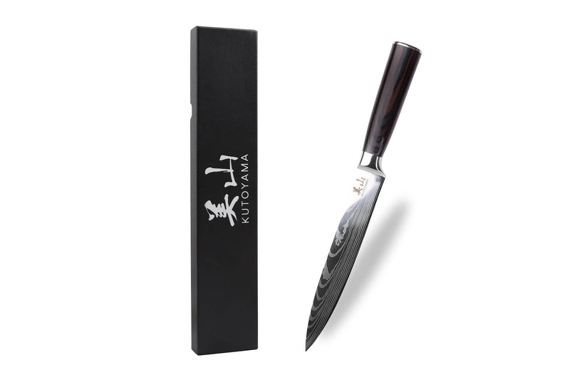 Couteau à découper 20cm Kutoyama Black Pakka