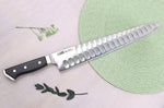 Couteau de chef alvéolé japonais Glestain K Series 33cm
