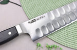 Couteau de chef alvéolé japonais Glestain K Series 33cm