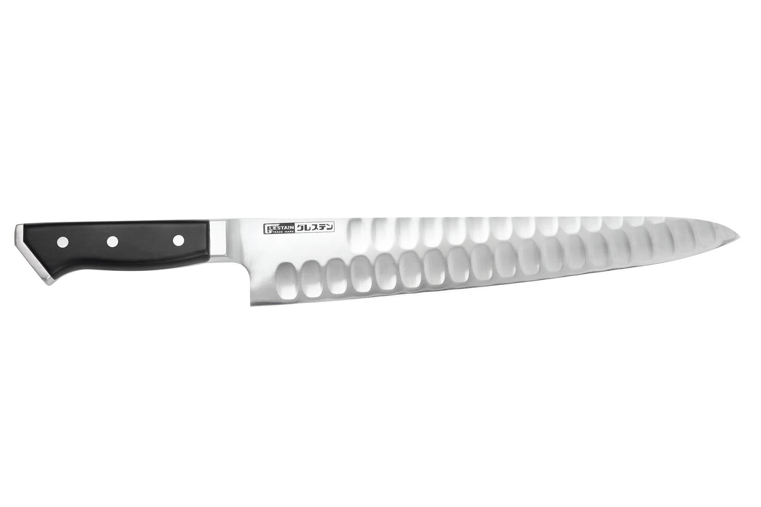 Couteau de chef alvéolé japonais Glestain K Series 33cm