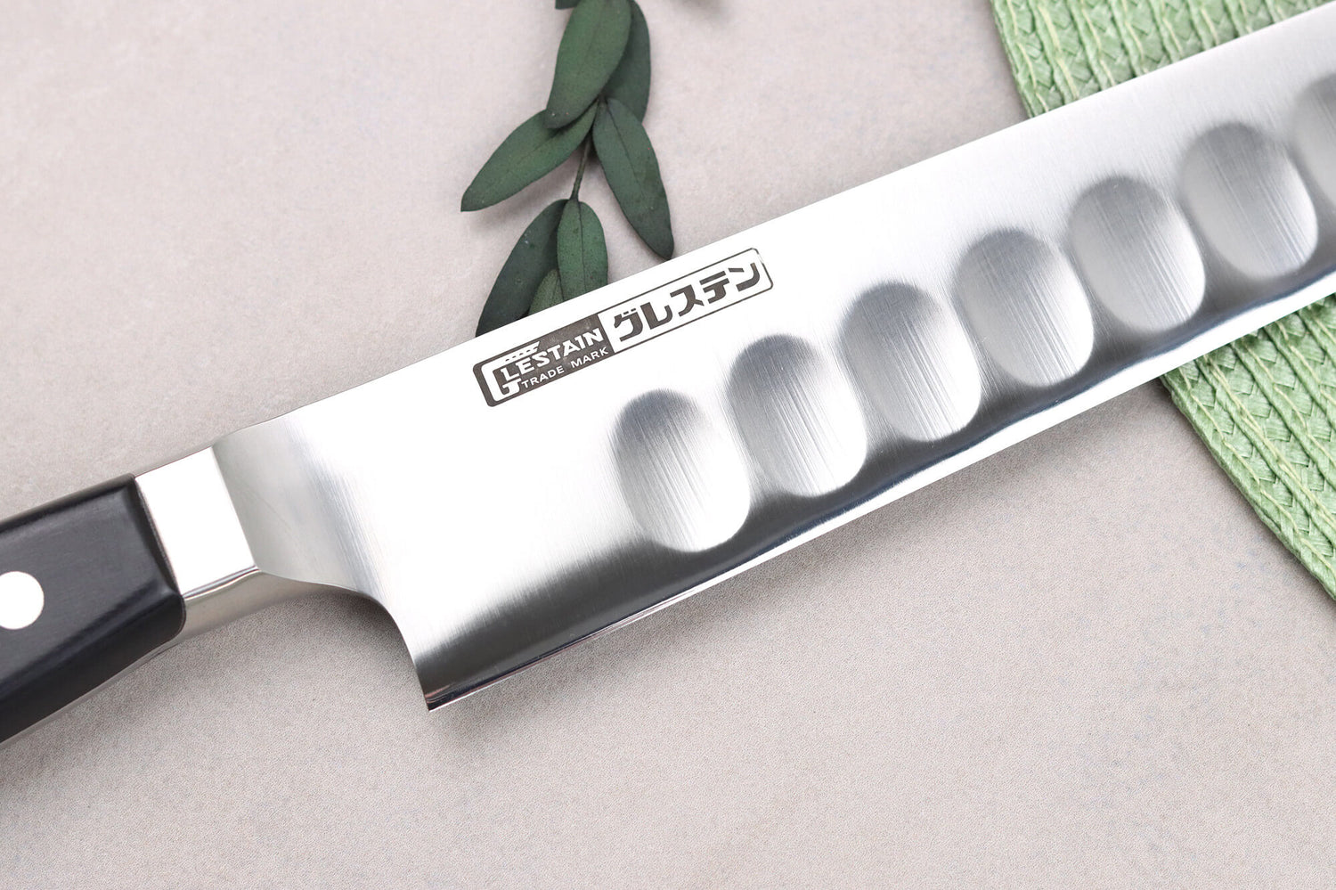 Couteau sujihiki alvéolé japonais Glestain K Series 33cm