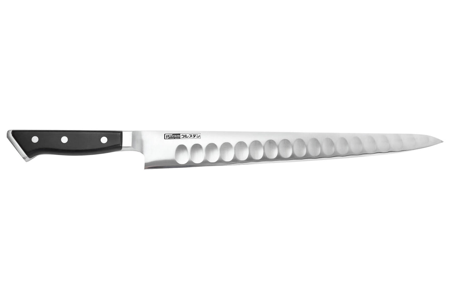 Couteau sujihiki alvéolé japonais Glestain K Series 33cm