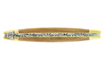Couteau pliant Forge de Laguiole manche en bois de genévrier 11cm mitres en laiton