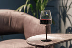 Set de 4 verres à vin rouge Mikasa Palermo en cristal transparent et noir 450ml