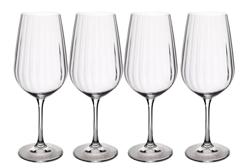 Set de 4 verres à vin rouge Mikasa Treviso en cristal 600ml
