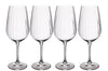 Set de 4 verres à vin rouge Mikasa Treviso en cristal 600ml