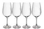 Set de 4 verres à vin rouge Mikasa Treviso en cristal 600ml