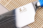 Couteau nakiri 17cm Kutoyama Blue Wave