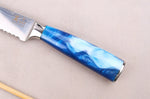 Couteau à pain 20cm Kutoyama Blue Wave