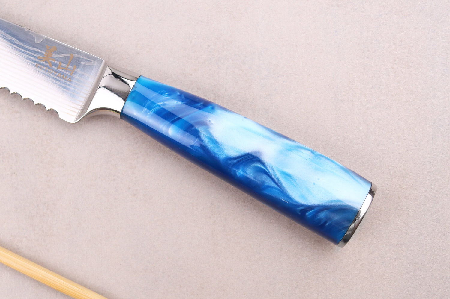 Couteau à pain 20cm Kutoyama Blue Wave